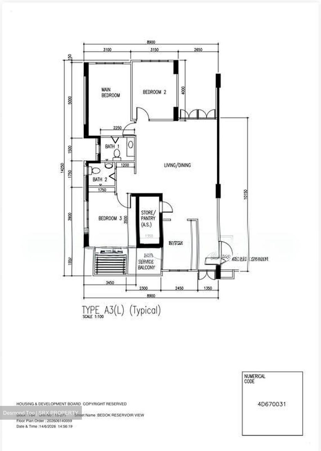 Blk 764 Longvale (Bedok), HDB 4 Rooms #569995891